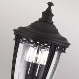 Elstead Lighting English Bridle lampa stojąca zewnętrzna 3x60 W czarna FE-EB4-M-BLK