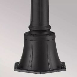 Elstead Lighting English Bridle lampa stojąca zewnętrzna 3x60 W czarna FE-EB4-M-BLK