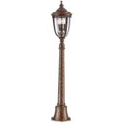 Elstead Lighting English Bridle lampa stojąca zewnętrzna 3x60 W brązowa FE-EB4-M-BRB