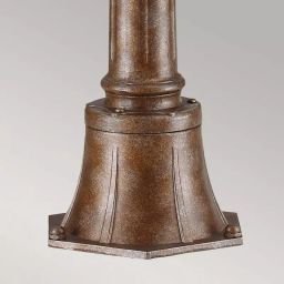 Elstead Lighting English Bridle lampa stojąca zewnętrzna 3x60 W brązowa FE-EB4-M-BRB