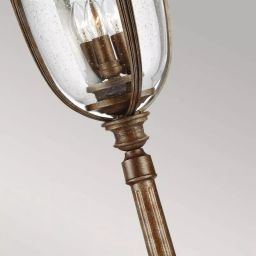 Elstead Lighting English Bridle lampa stojąca zewnętrzna 3x60 W brązowa FE-EB5-L-BRB
