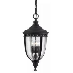 Elstead Lighting English Bridle lampa wisząca zewnętrzna 3x60 W czarna FE-EB8-L-BLK