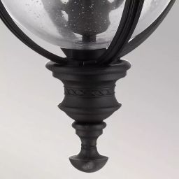Elstead Lighting English Bridle lampa wisząca zewnętrzna 3x60 W czarna FE-EB8-L-BLK