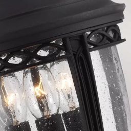 Elstead Lighting English Bridle lampa wisząca zewnętrzna 3x60 W czarna FE-EB8-M-BLK