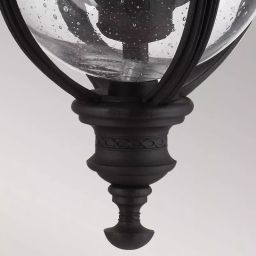 Elstead Lighting English Bridle lampa wisząca zewnętrzna 3x60 W czarna FE-EB8-M-BLK