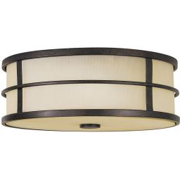 Elstead Lighting Fusion plafon 1x60 W grecki brąz FE-FUSION-F