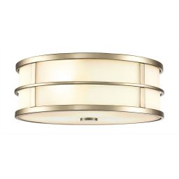 Elstead Lighting Fusion plafon 1x60 W naturalny mosiądz FE-FUSION-F-PNBR
