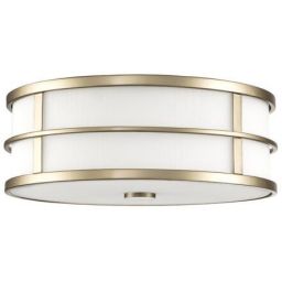 Elstead Lighting Fusion plafon 1x60 W naturalny mosiądz FE-FUSION-F-PNBR