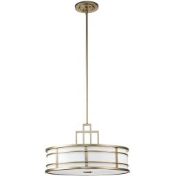 Elstead Lighting Fusion lampa wisząca 1x60 W mosiądz naturalny FE-FUSION-P-L-PNBR