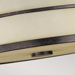 Elstead Lighting Fusion lampa podsufitowa 3x60 W grecki brąz FE-FUSION-SF