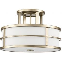 Elstead Lighting Fusion lampa podsufitowa 3x60 W mosiądz FE-FUSION-SF-PNBR