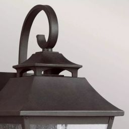 Elstead Lighting Galena kinkiet zewnętrzny 1x60 W brązowy FE-GALENA2-M-SBL