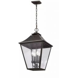 Elstead Lighting Galena lampa wisząca zewnętrzna 4x40 W brązowa FE-GALENA8-XL-SBL