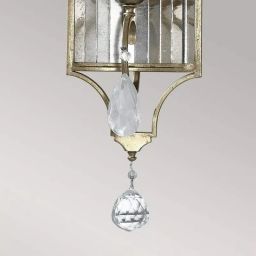 Elstead Lighting Gianna kinkiet 1x40 W srebrny FE-GIANNA1