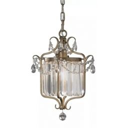 Elstead Lighting Gianna lampa wisząca 1x60 W srebrna FE-GIANNA1C