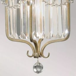 Elstead Lighting Gianna lampa wisząca 1x60 W srebrna FE-GIANNA1C