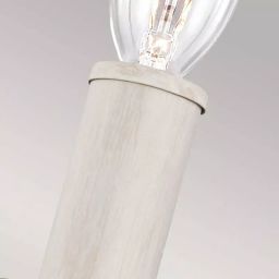 Elstead Lighting Hartsville kinkiet 1x40 W biały/drewno FE-HARTSVILLE1