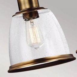Elstead Lighting Hobson lampa podsufitowa 3x40 W mosiądz FE-HOBSON-3P-AB