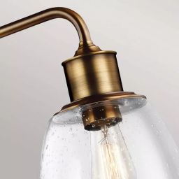 Elstead Lighting Hobson lampa podsufitowa 3x40 W mosiądz FE-HOBSON-3P-AB
