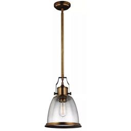 Elstead Lighting Hobson lampa podsufitowa 1x60 W mosiądz FE-HOBSON-P-M-AB