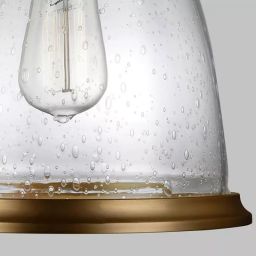 Elstead Lighting Hobson lampa podsufitowa 1x60 W mosiądz FE-HOBSON-P-M-AB