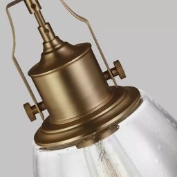Elstead Lighting Hobson lampa podsufitowa 1x60 W mosiądz FE-HOBSON-P-M-AB