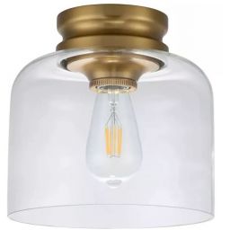 Elstead Lighting Hounslow plafon 1x60 W mosiądz FE-HOUNSLOW-F-BB