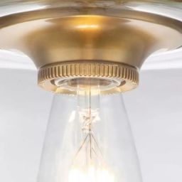 Elstead Lighting Hounslow plafon 1x60 W mosiądz FE-HOUNSLOW-F-BB