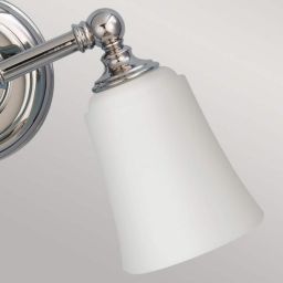 Elstead Lighting Huguenot Lake kinkiet 2x3 W chrom polerowany FE-HUGOLAKE2BATH