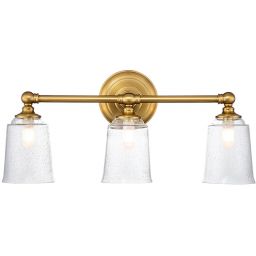 Elstead Lighting Huguenot Lake kinkiet 3x3 W mosiądz oksydowany FE-HUGOLAKE3BATH-BB