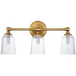 Elstead Lighting Huguenot Lake kinkiet 3x3 W mosiądz oksydowany FE-HUGOLAKE3BATH-BB