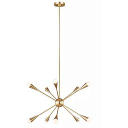 Elstead Lighting Jax lampa wisząca 10x3 W mosiądz FE-JAX10-BB