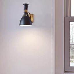 Elstead Lighting Joan kinkiet 1x60 W czarny/oksydowany mosiądz FE-JOAN1-MB