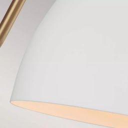 Elstead Lighting Joan kinkiet 1x60 W biały mat/oksydowany mosiądz FE-JOAN1-MW