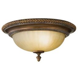 Elstead Lighting Kelham Hall plafon 2x60 W brytyjski brąz/florenckie złoto FE-KELHAM-HALL-F