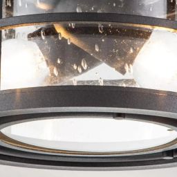 Elstead Lighting Lighthouse plafon zewnętrzny 2x60 W teksturowana czerń FE-LIGHTHOUSE-F-BLK