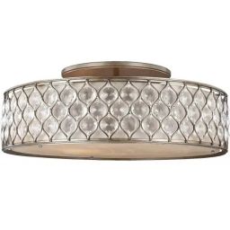 Elstead Lighting Lucia lampa podsufitowa 6x60 W oksydowane srebro FE-LUCIA-6SF-L