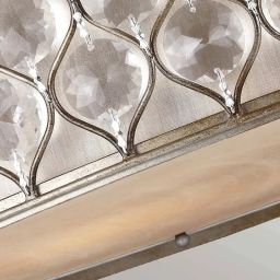Elstead Lighting Lucia lampa podsufitowa 6x60 W oksydowane srebro FE-LUCIA-6SF-L