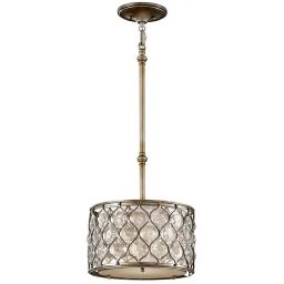 Elstead Lighting Lucia lampa wisząca 1x60 W oksydowane srebro FE-LUCIA-P-C
