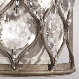 Elstead Lighting Lucia kinkiet 1x40 W oksydowane srebro FE-LUCIA1