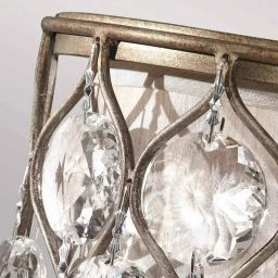 Elstead Lighting Lucia kinkiet 1x40 W oksydowane srebro FE-LUCIA1