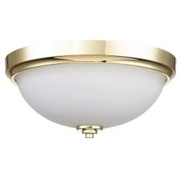 Elstead Lighting Malibu plafon 2x60 W polerowany mosiądz FE-MALIBU-F-BATH-PB