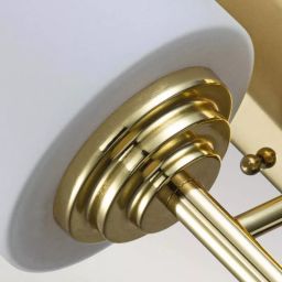 Elstead Lighting Malibu kinkiet 1x3 W polerowany mosiądz FE-MALIBU1-BATH-PB
