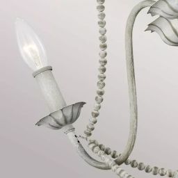Elstead Lighting Maryville lampa wisząca 3x60 W przecierany szary FE-MARYVILLE3