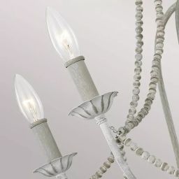 Elstead Lighting Maryville lampa wisząca 6x60 W przecierany szary FE-MARYVILLE6