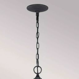 Elstead Lighting Nori lampa wisząca 3x40 W ciemny postarzany cynk/drewno FE-NORI3-DWZ