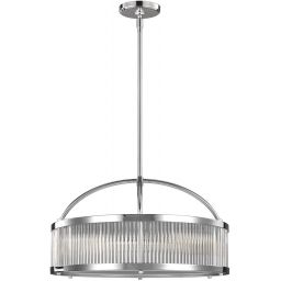 Elstead Lighting Paulson lampa wisząca 6x3 W chrom FE-PAULSON-6P