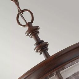 Elstead Lighting Pickering Lane lampa podsufitowa 3x40 W brązowa FE-PICKERING-LANE-SF