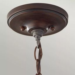 Elstead Lighting Pickering Lane lampa podsufitowa 3x40 W brązowa FE-PICKERING-LANE-SF