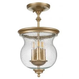 Elstead Lighting Pickering Lane lampa podsufitowa 3x40 W mosiądz FE-PICKERING-LANE-SF-PNBR